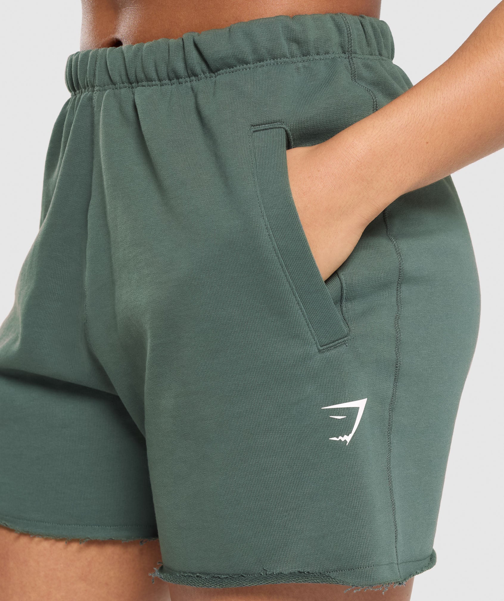Lifting Graphic Shorts - Slate Teal