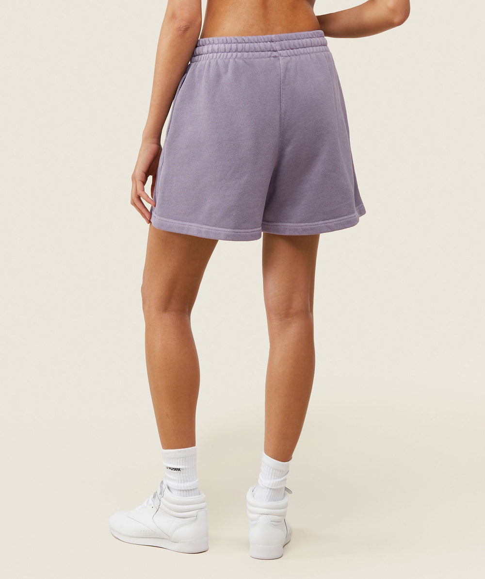 everywear Relaxed Sweat Shorts - Fog Purple