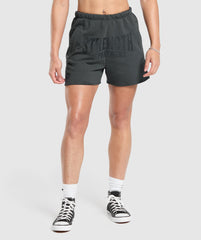 Strength Department Graphic Shorts - Asphalt Grey