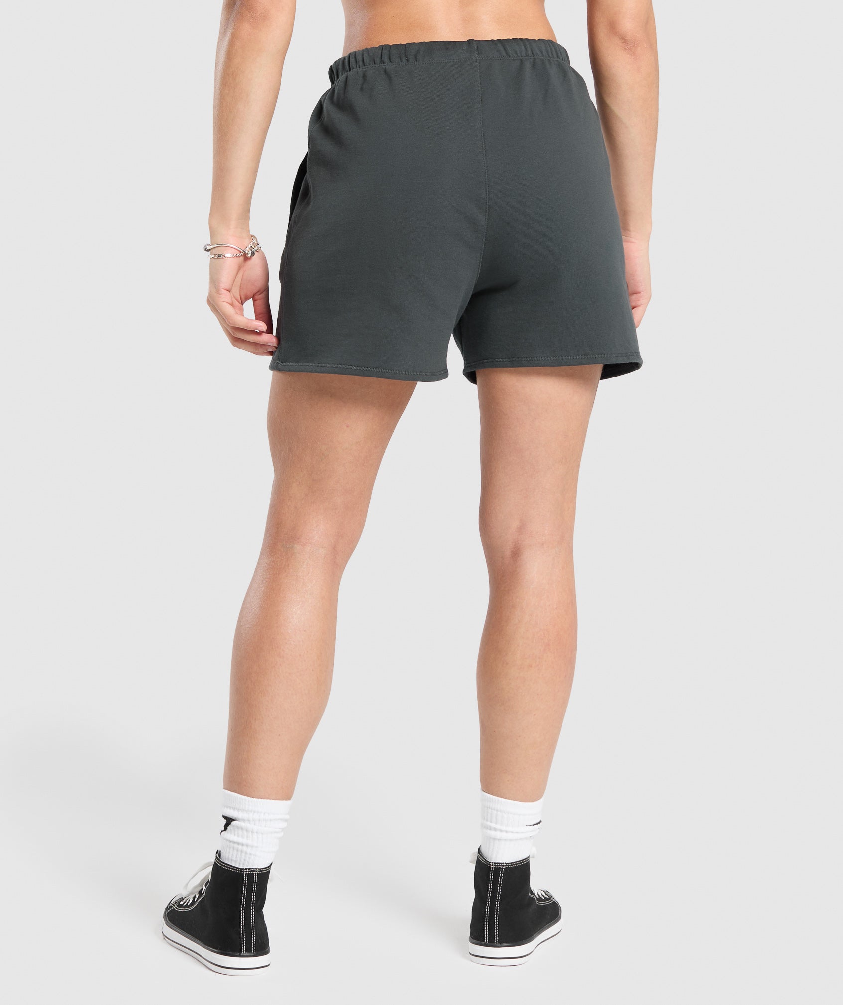 Strength Department Graphic Shorts - Asphalt Grey