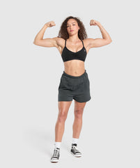 Strength Department Graphic Shorts - Asphalt Grey