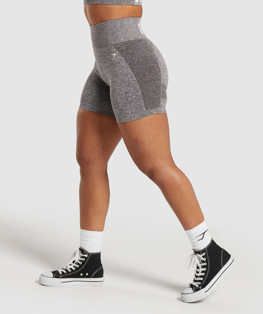 Flex Shorts - Greyed Purple/White