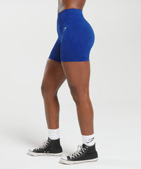 Adapt Fleck Seamless Shorts - Cobalt Blue/Iris Blue