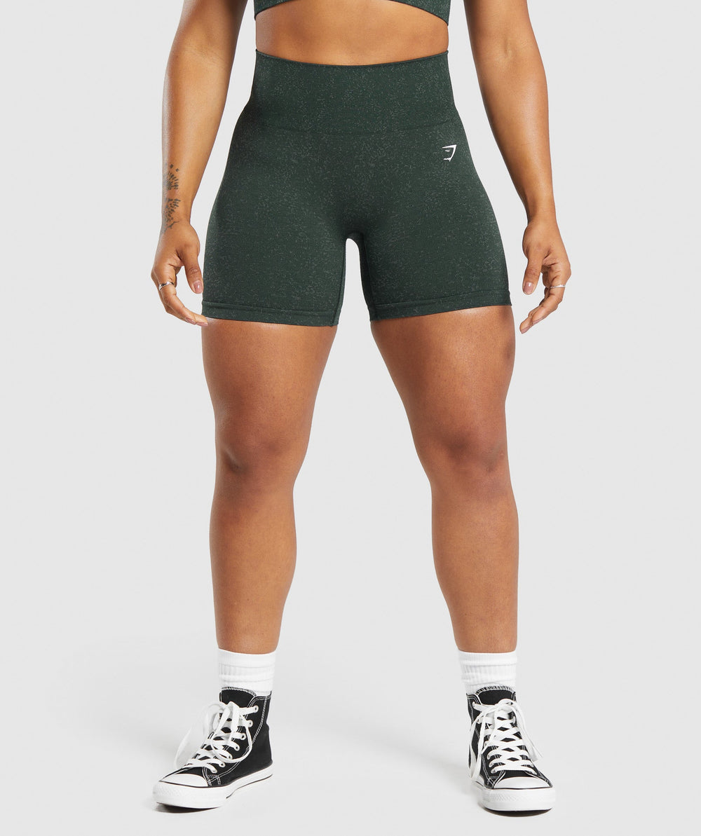 Adapt Fleck Seamless Shorts - Victory Green/ Unit Green