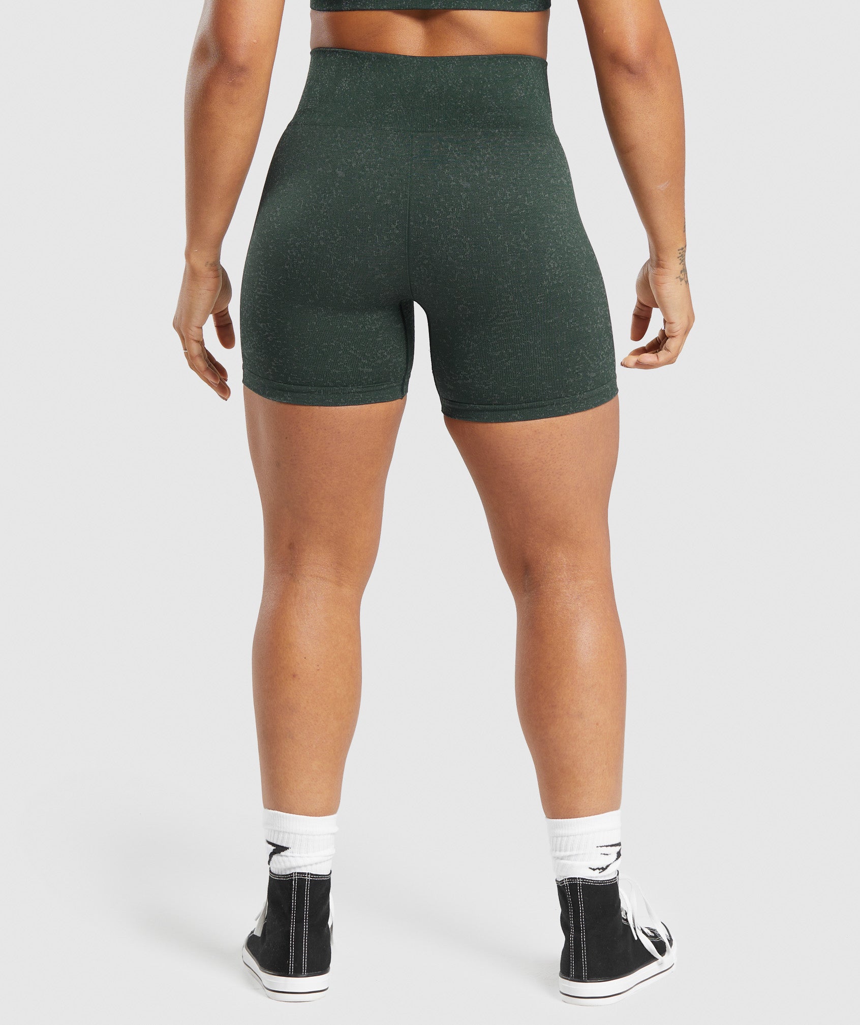 Adapt Fleck Seamless Shorts - Victory Green/ Unit Green