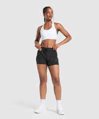 Running 2 in 1 Woven Shorts - Black