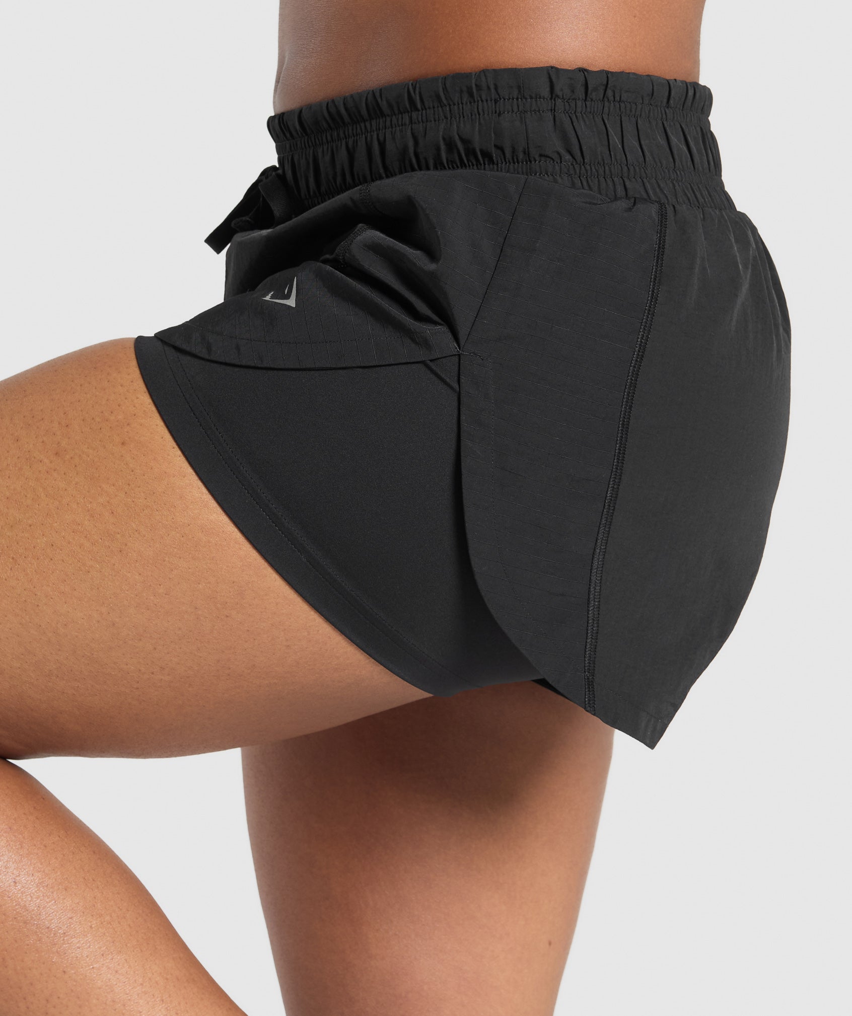 Running 2 in 1 Woven Shorts - Black