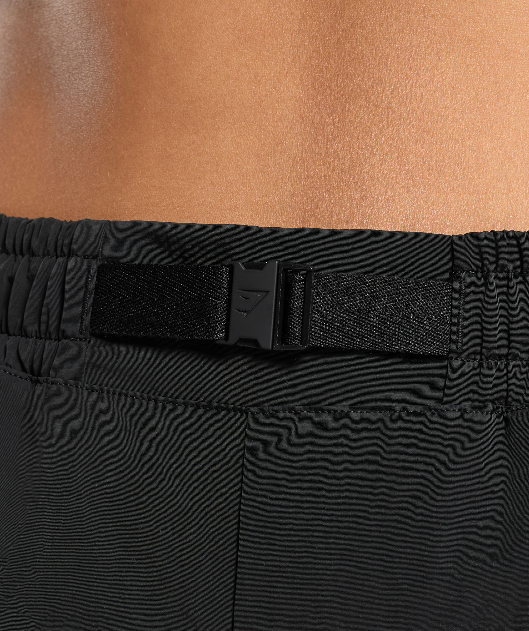 Buckle Waisted Shorts - Black