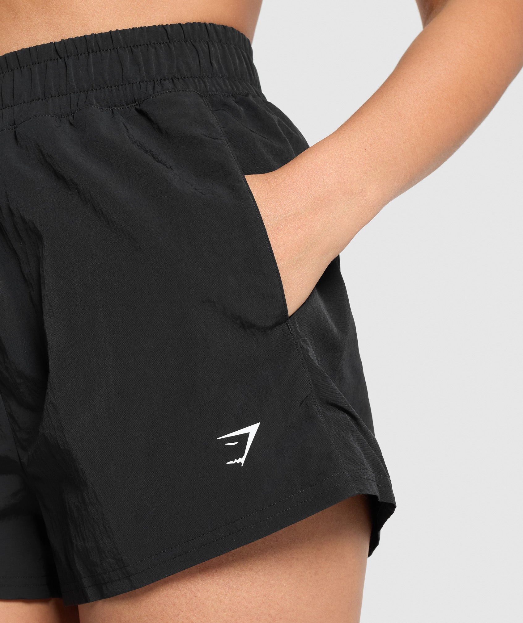 Buckle Waisted Shorts - Black