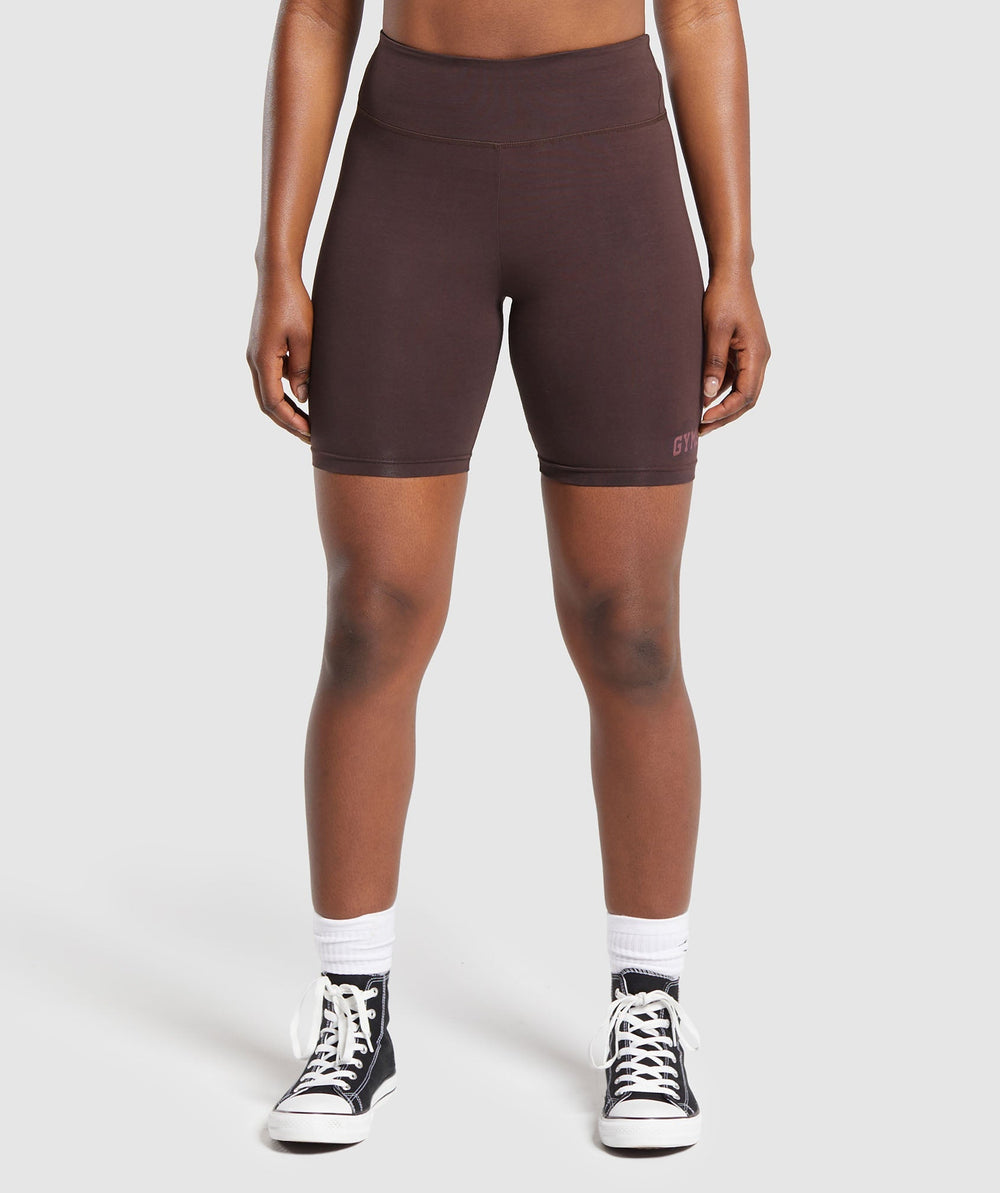 Lifting Logo Shorts - Heritage Brown