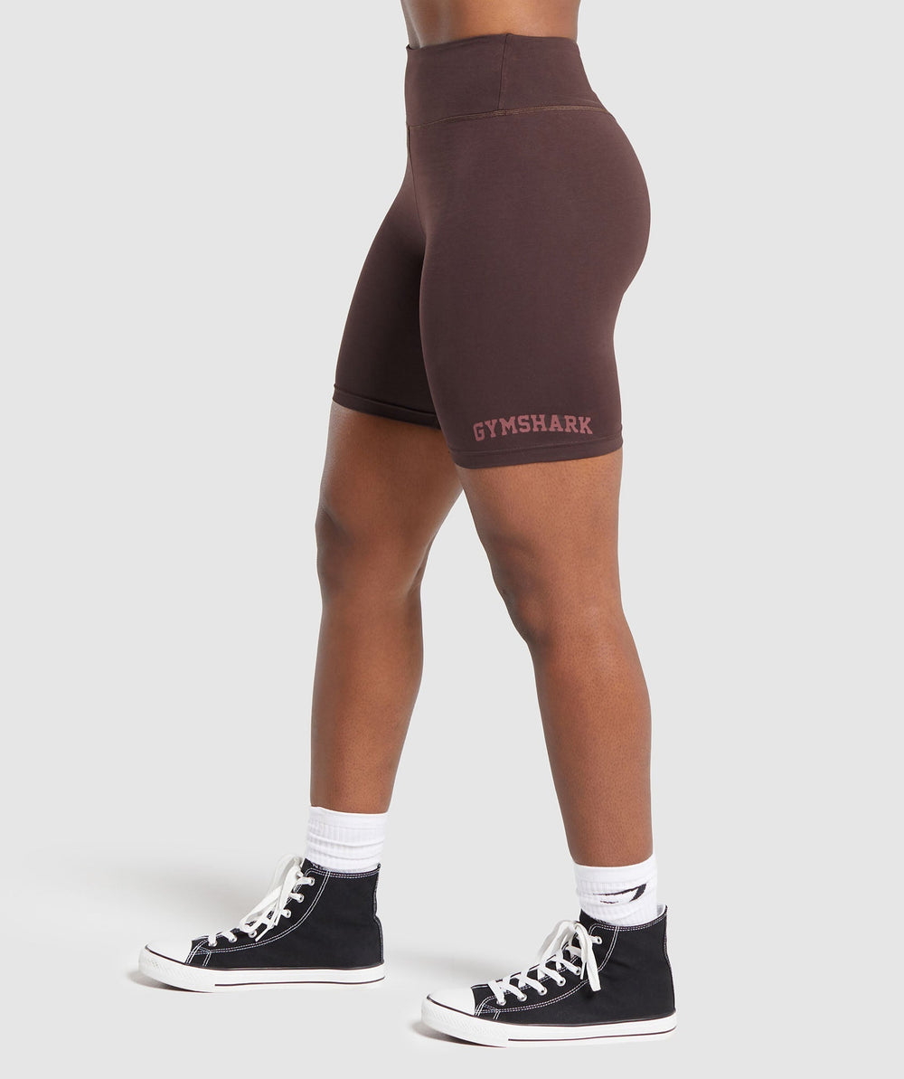 Lifting Logo Shorts - Heritage Brown
