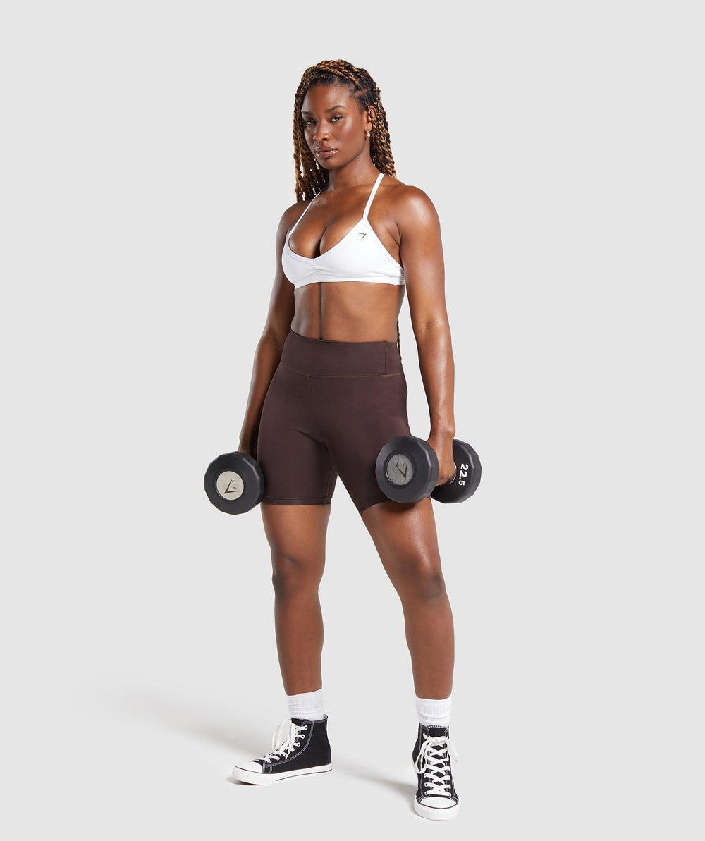 Lifting Logo Shorts - Heritage Brown