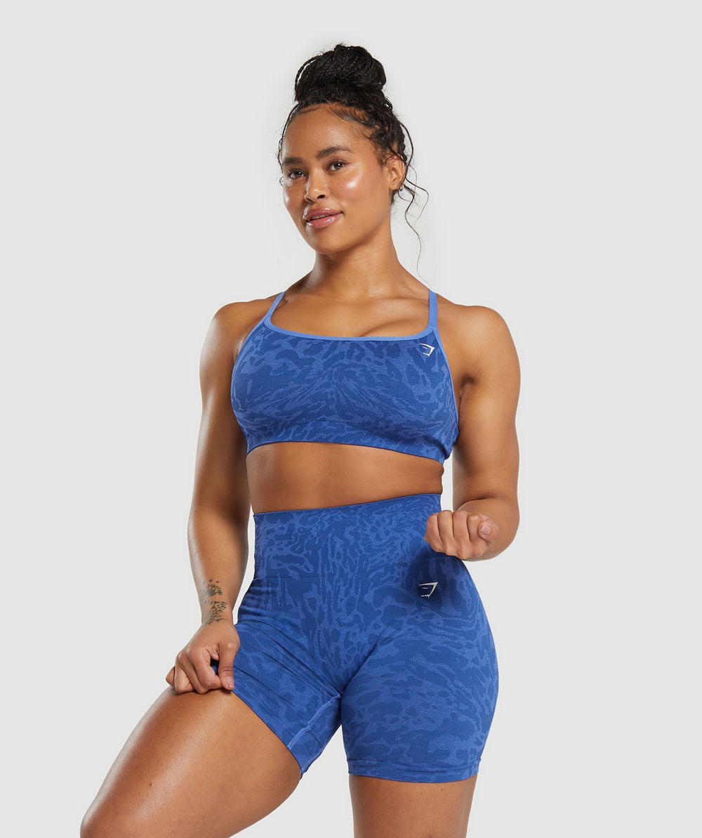 Adapt Safari Tight Shorts - Wave Blue/Iris Blue