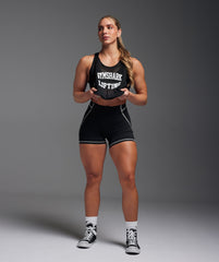Stitch Feature Shorts - Black