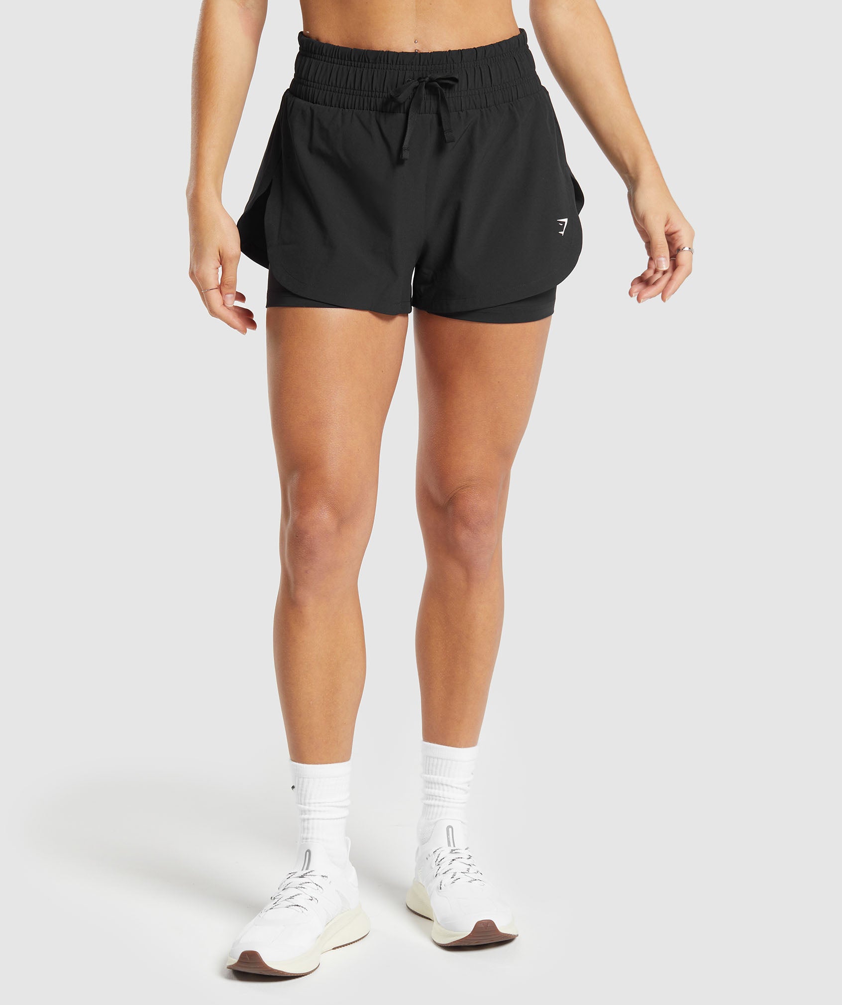 Running 2 In 1 Shorts - Black