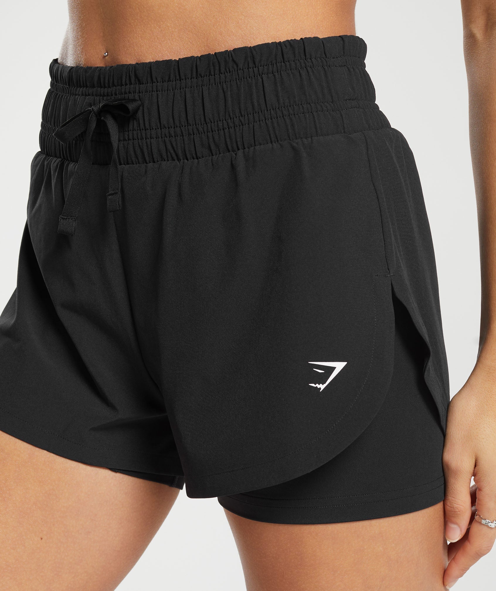Running 2 In 1 Shorts - Black