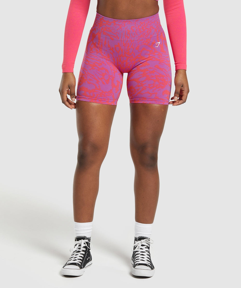 Adapt Safari Tight Shorts - Shelly Pink/Fly Coral
