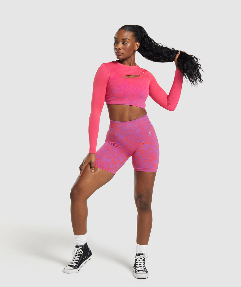 Adapt Safari Tight Shorts - Shelly Pink/Fly Coral