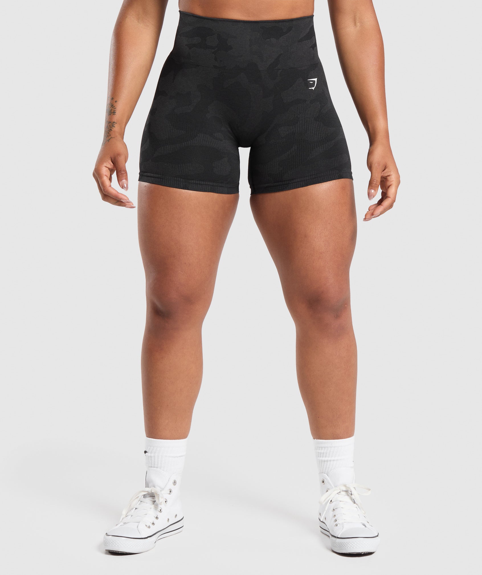 Adapt Camo Seamless Shorts - Black/Asphalt Grey