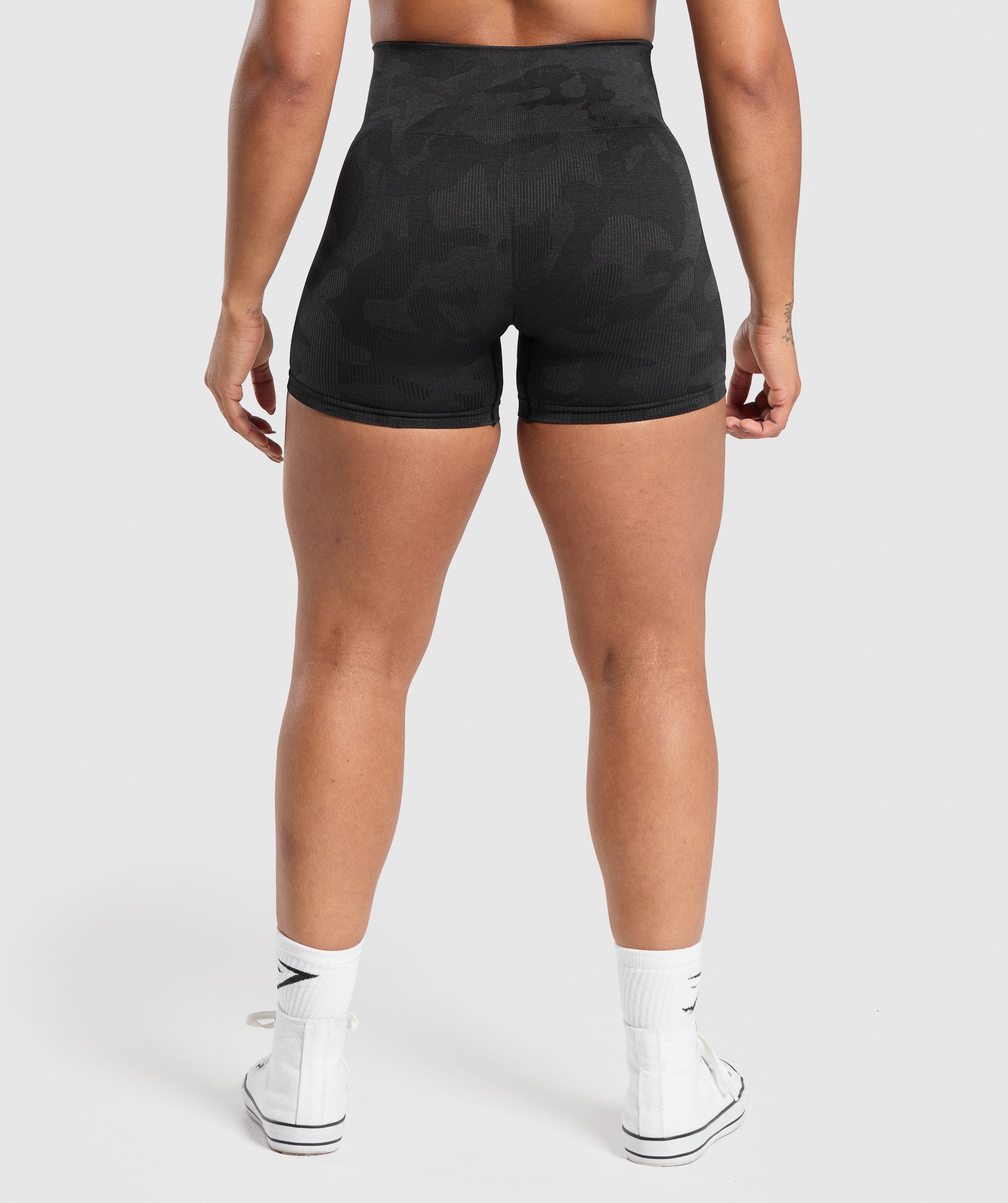 Adapt Camo Seamless Shorts - Black/Asphalt Grey