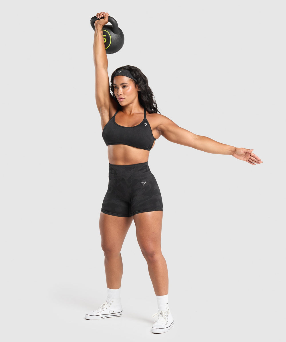 Adapt Camo Seamless Shorts - Black/Asphalt Grey