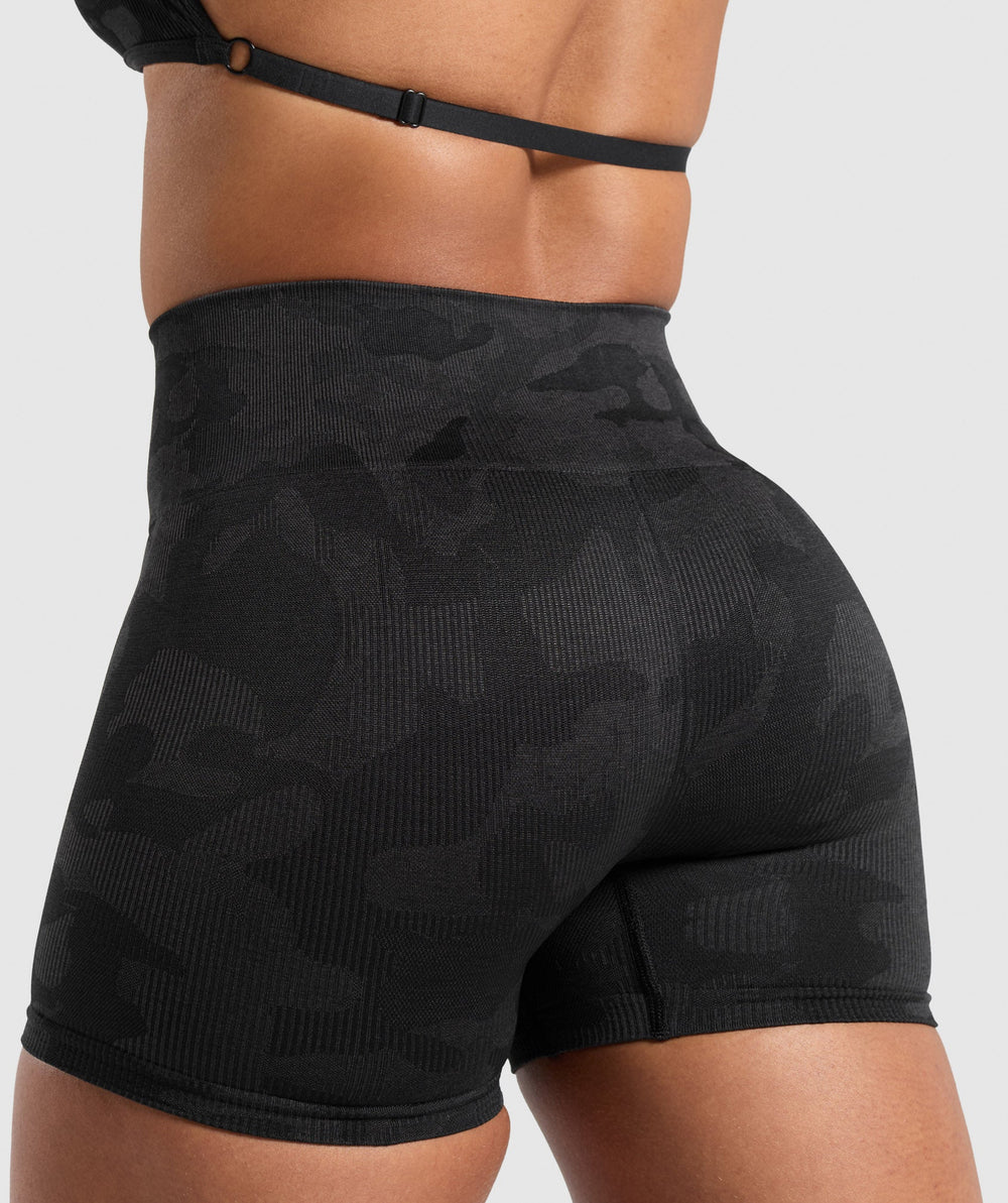 Adapt Camo Seamless Shorts - Black/Asphalt Grey