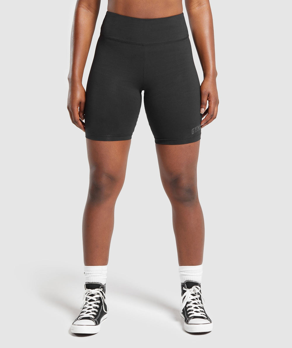 Lifting Logo Shorts - Black