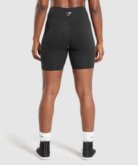 Lifting Logo Shorts - Black