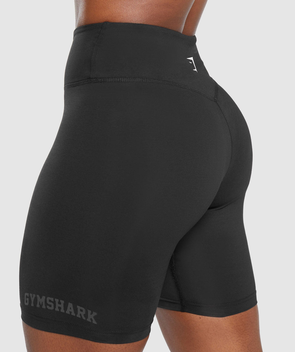 Lifting Logo Shorts - Black