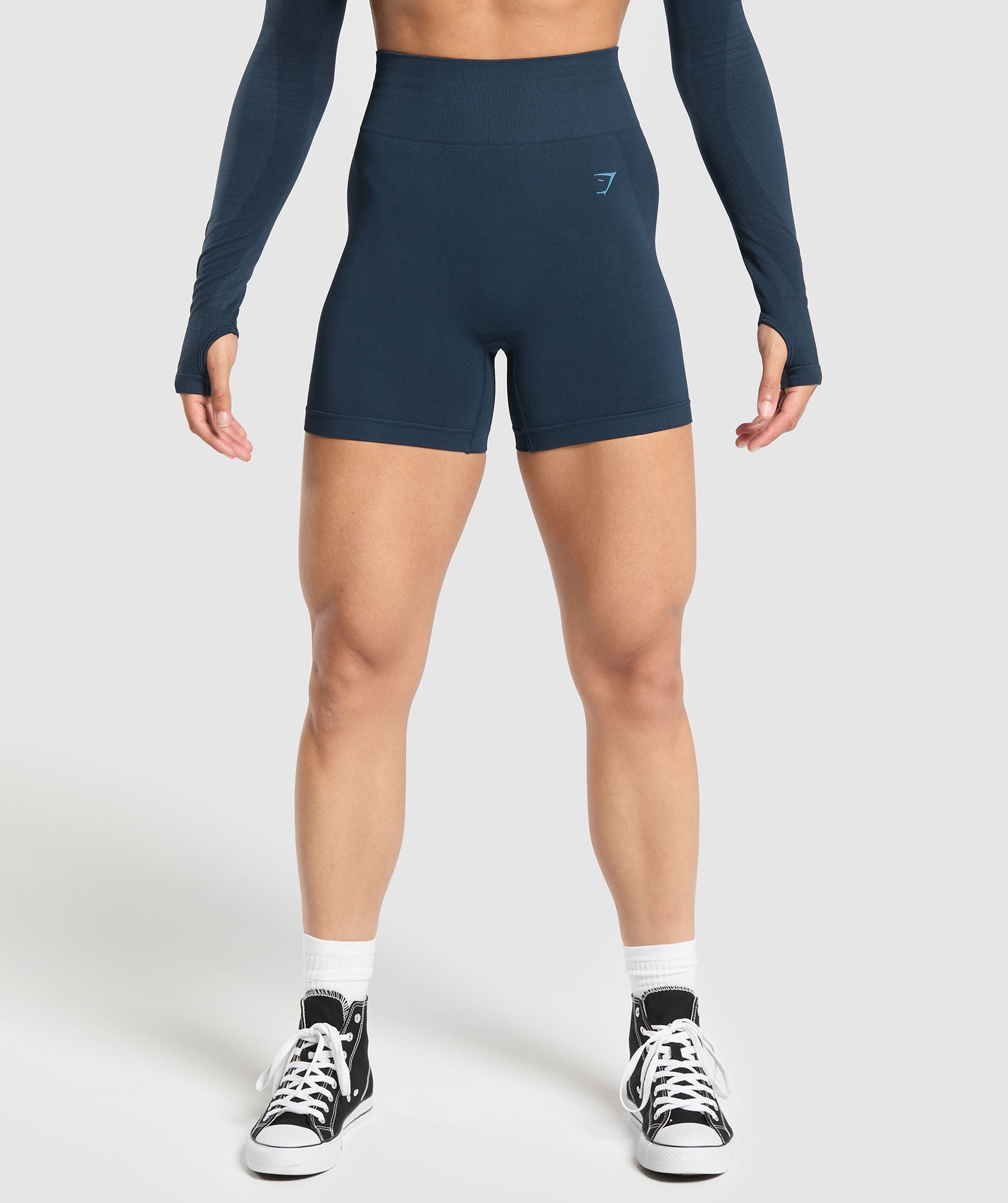 Flex Shorts - Navy/Denim Blue