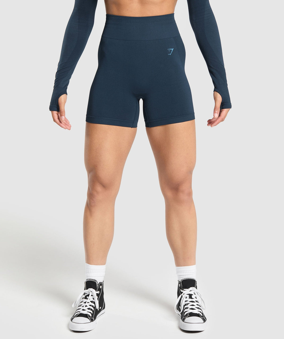 Flex Shorts - Navy/Denim Blue