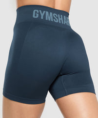 Flex Shorts - Navy/Denim Blue