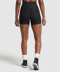 Ribbed Shorts - Black