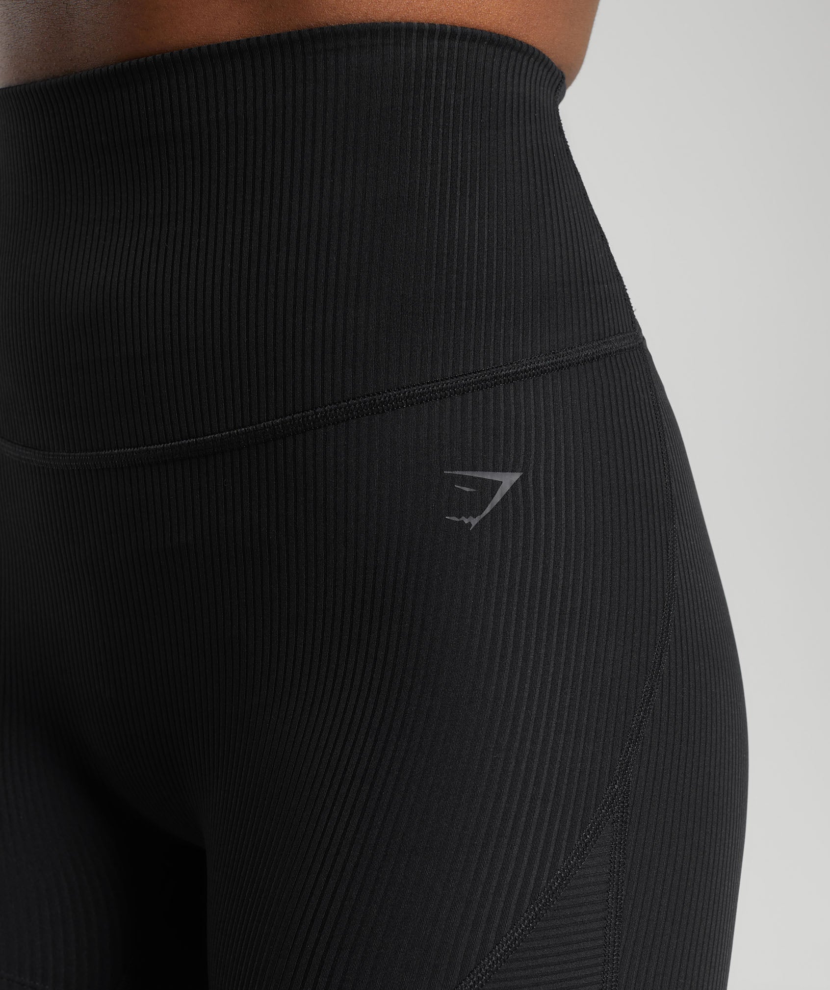 Ribbed Shorts - Black