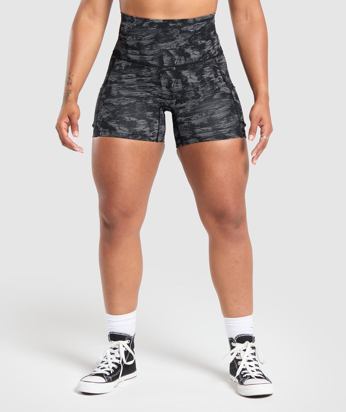 Legacy Logo Tight Shorts - Black