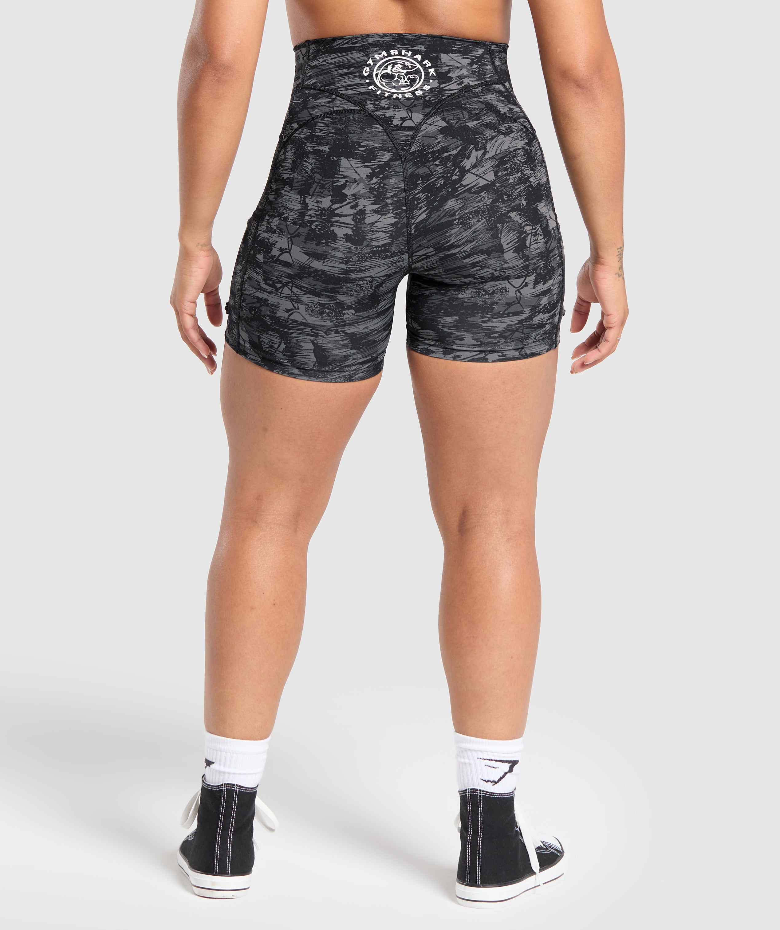 Legacy Logo Tight Shorts - Black