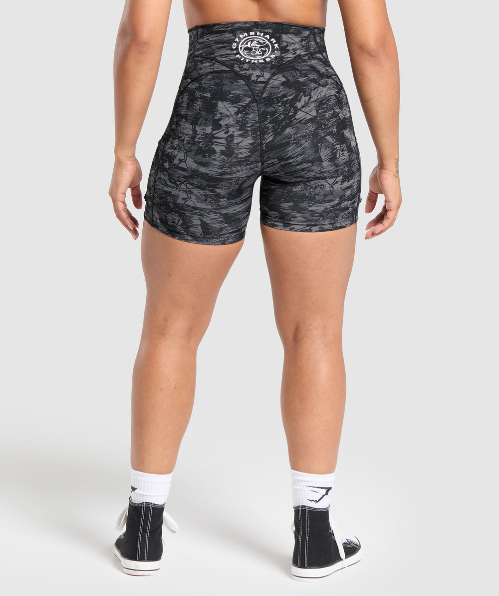 Legacy Logo Tight Shorts - Black