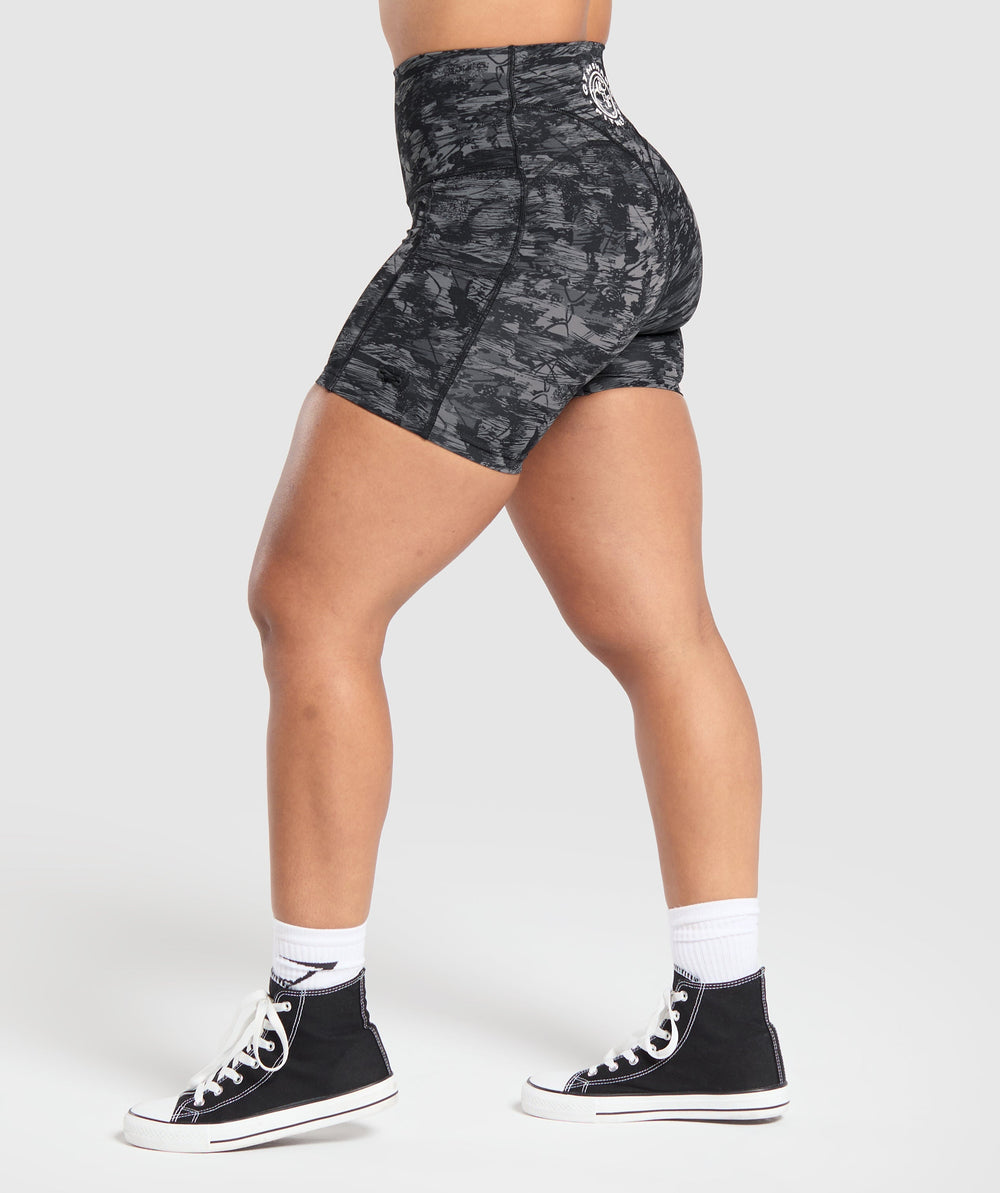 Legacy Logo Tight Shorts - Black