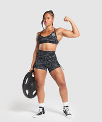 Legacy Logo Tight Shorts - Black