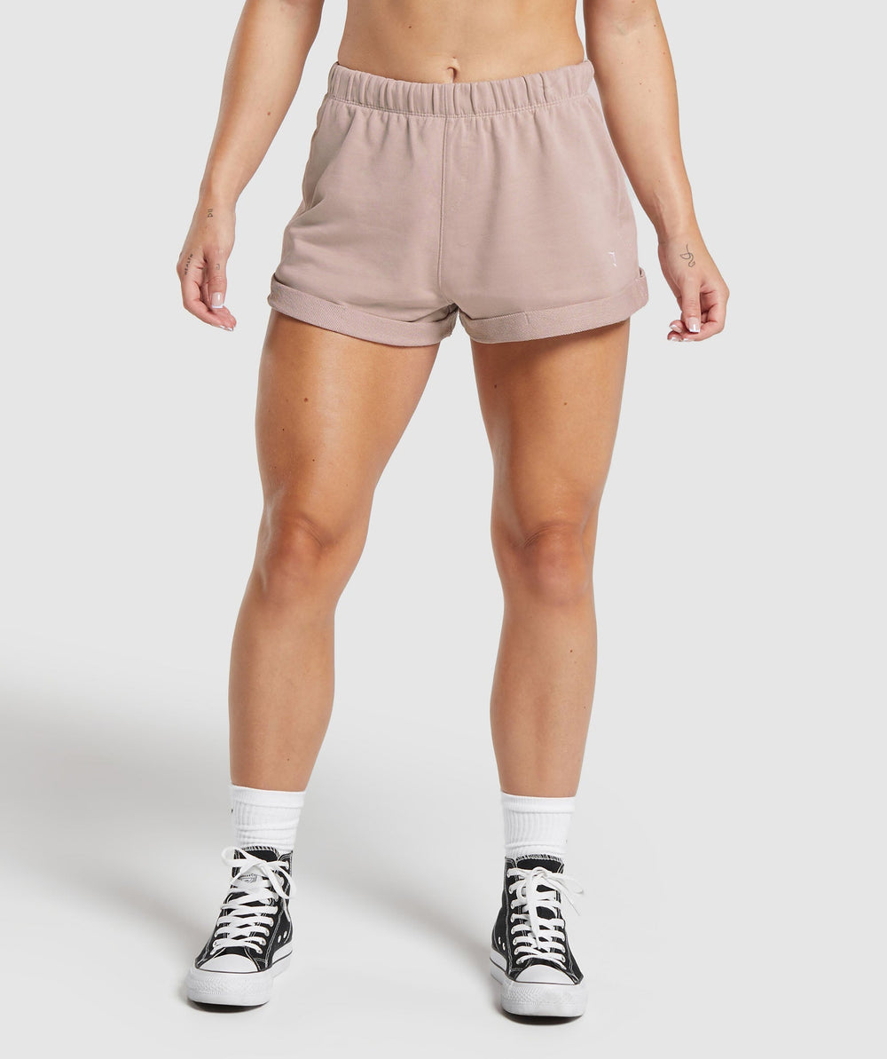 Lifting Loose Shorts - Stone Pink