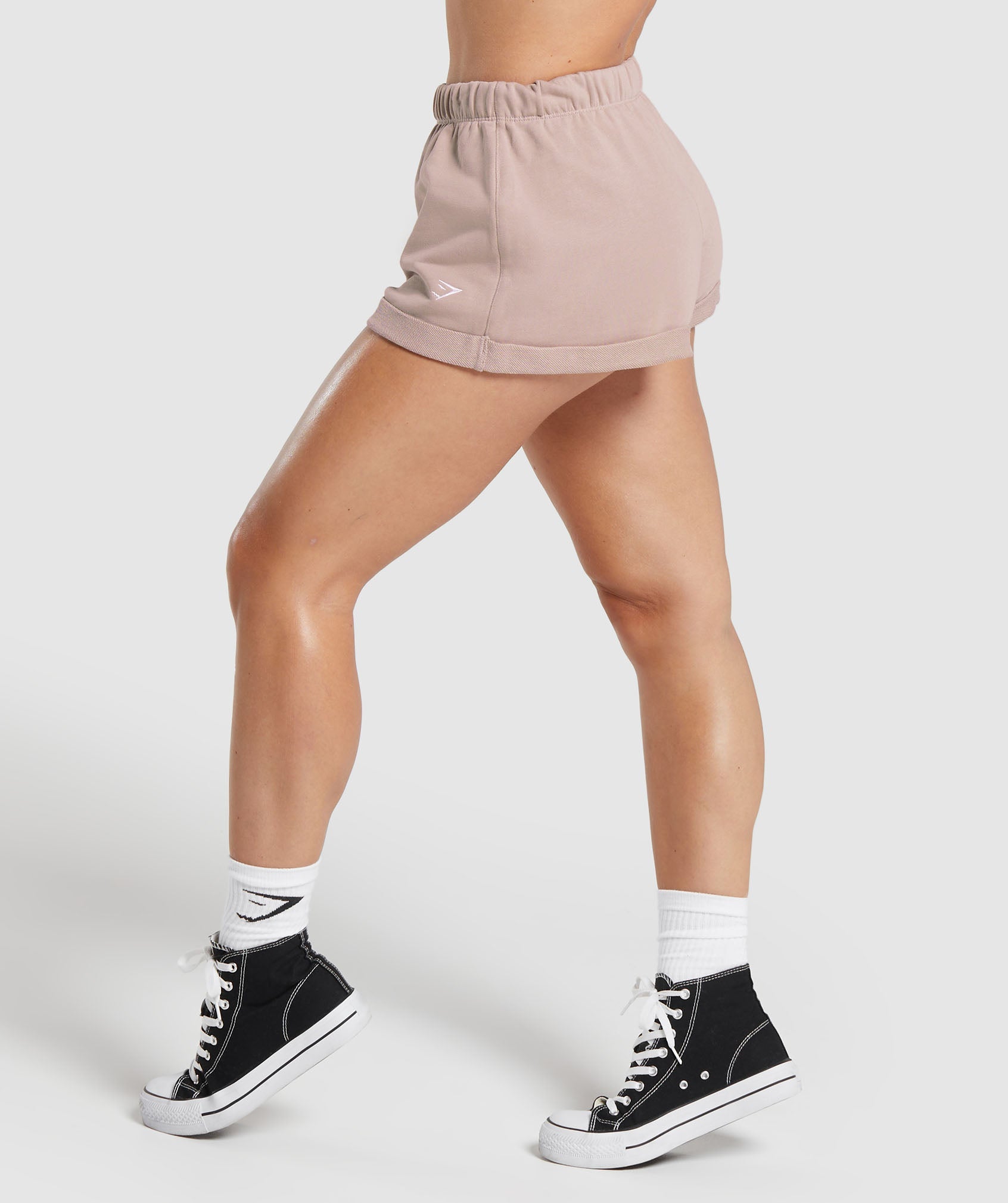 Lifting Loose Shorts - Stone Pink