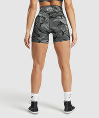 Legacy Printed Shorts - Pitch Grey