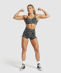 Legacy Printed Shorts - Pitch Grey