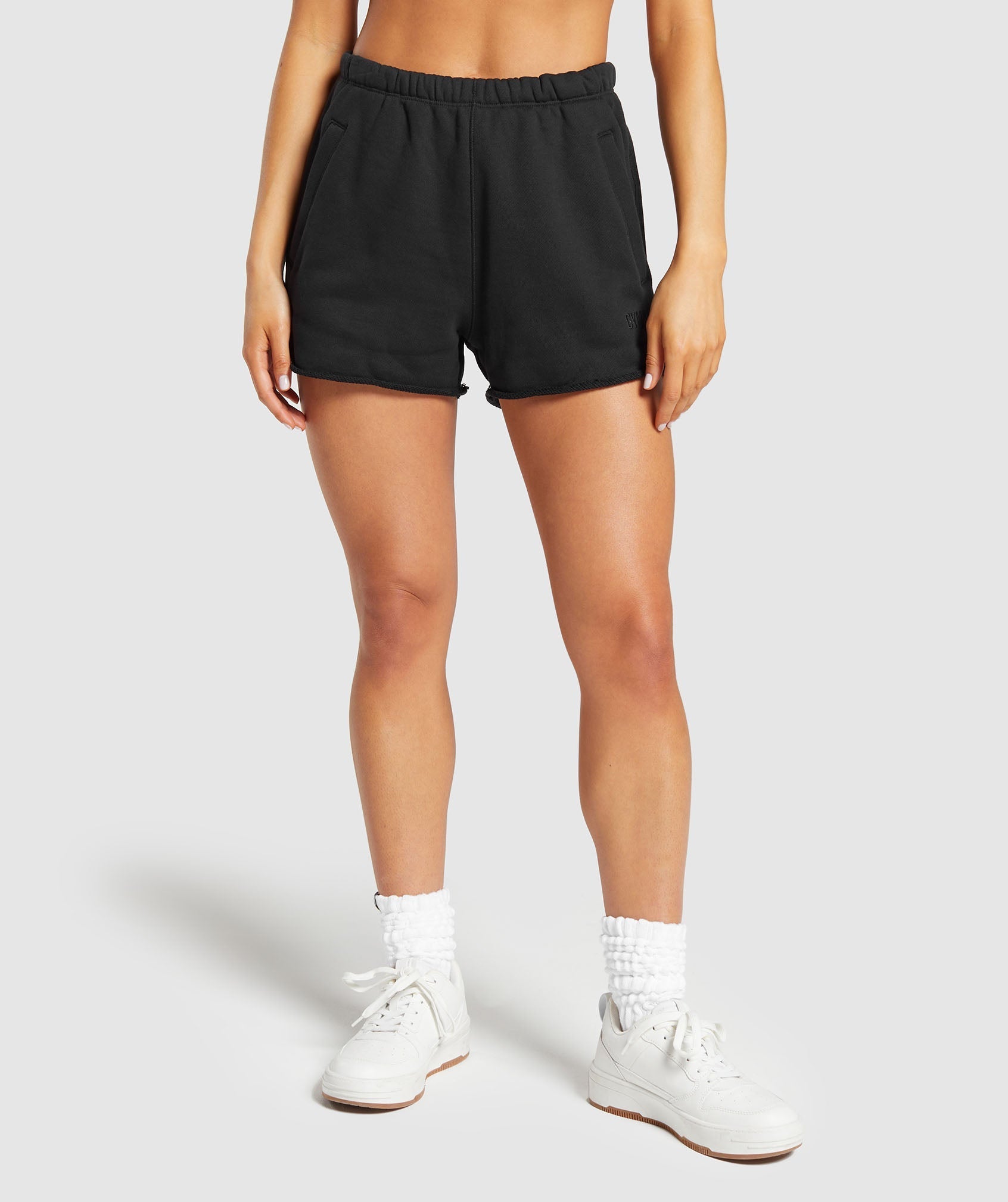 Loopback Sweat Shorts - Black