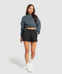 Loopback Sweat Shorts - Black