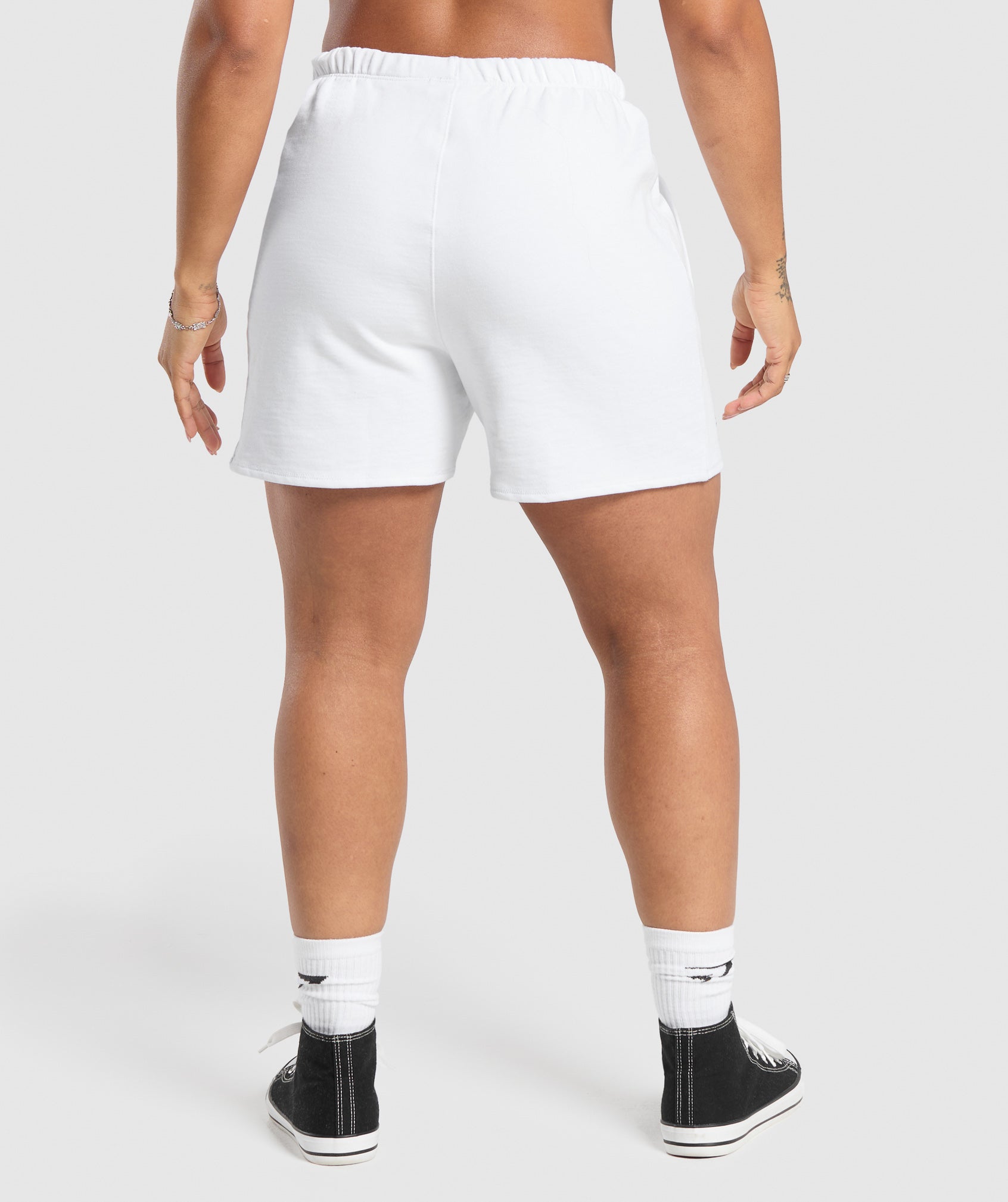 Strength Department Graphic Shorts - White