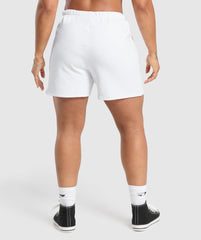 Strength Department Graphic Shorts - White