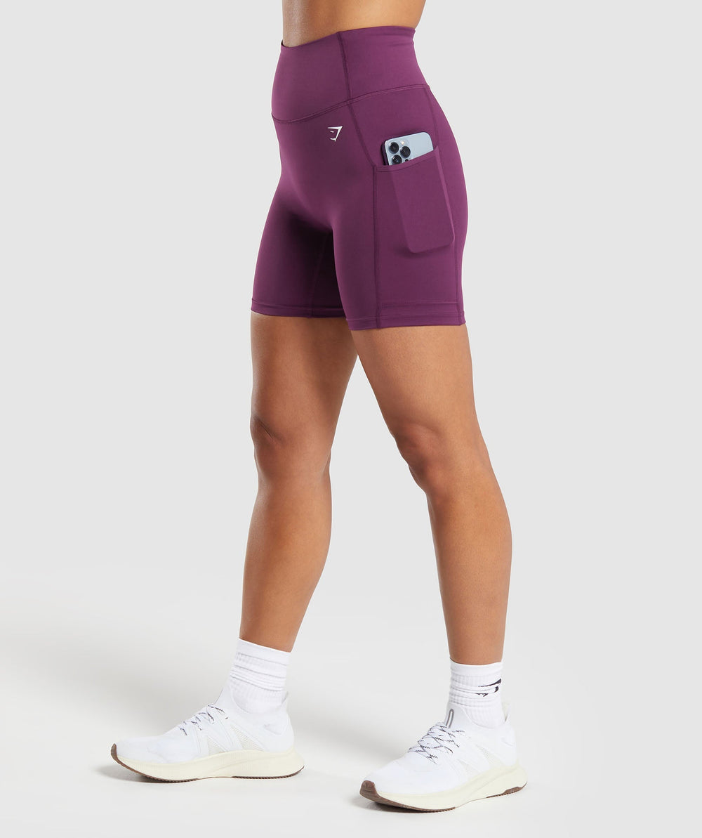 Pocket Shorts - Magenta Purple