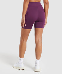 Pocket Shorts - Magenta Purple