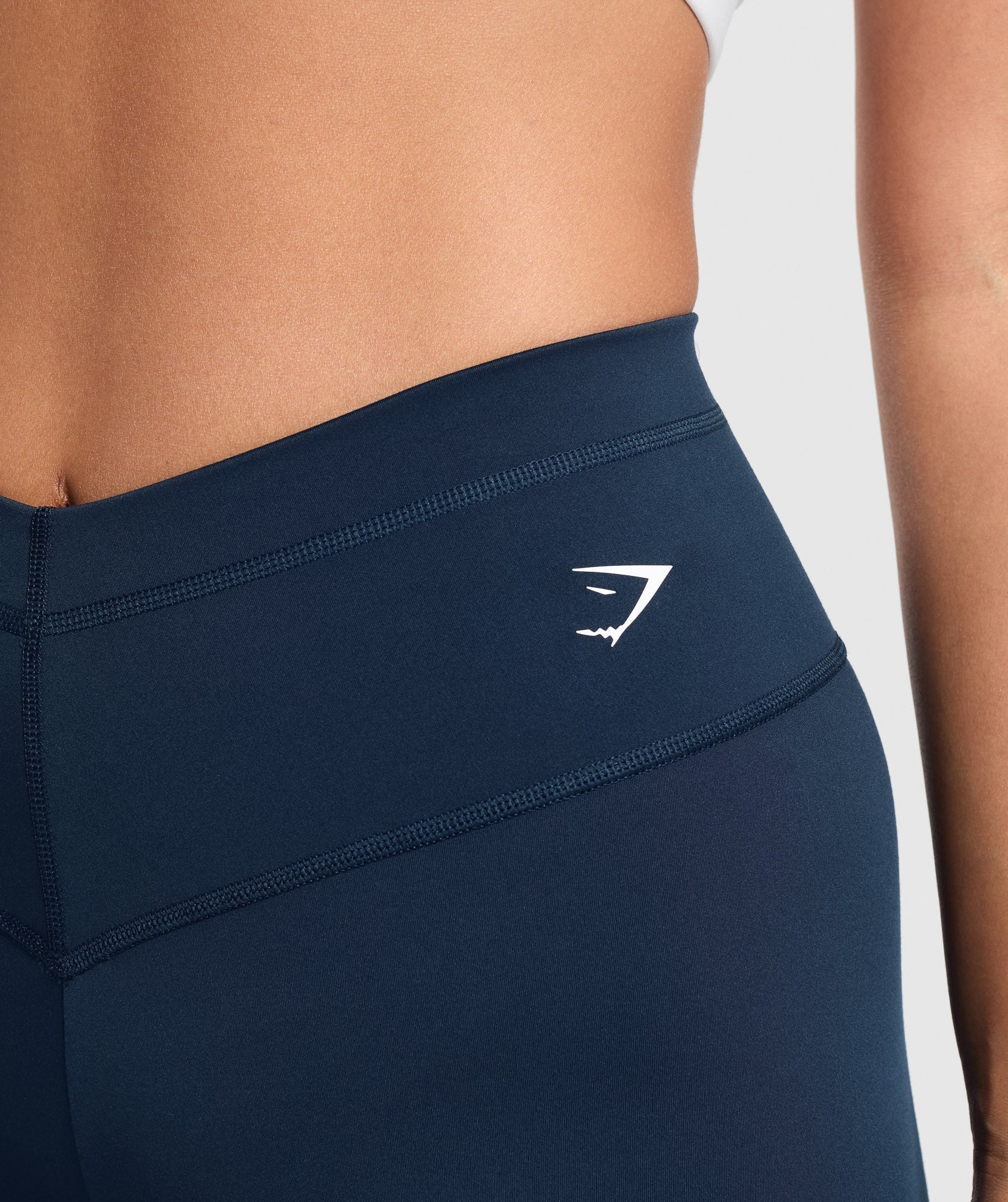 Everyday Front V Waistband Shorts - Navy
